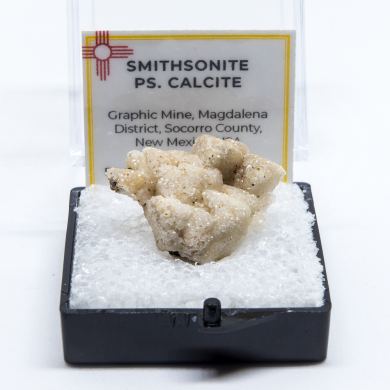 Smithsonite ps. Calcite