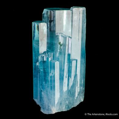 Beryl var. Aquamarine cluster