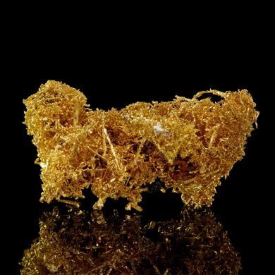 Wire Gold with Ferberite