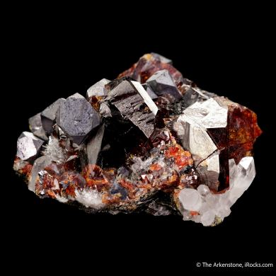 Sphalerite with Galena and Quartz