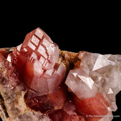 Rhodochrosite and Quartz