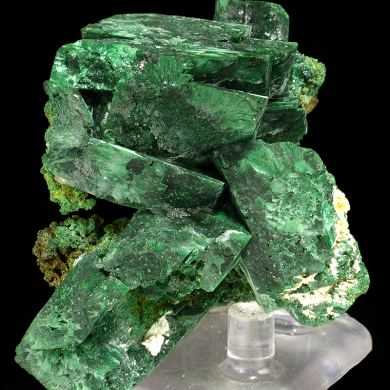 Malachite pseudomorph after azurite TSUMEB