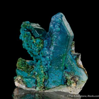 Chrysocolla on Quartz