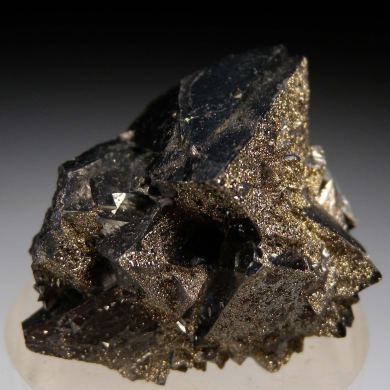 Pyrite on Tetrahedrite