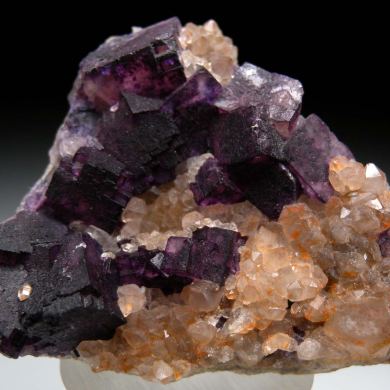 Fluorite with Quartz