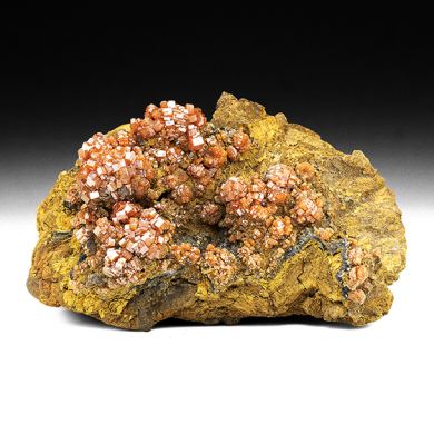 Vanadinite with Siderite