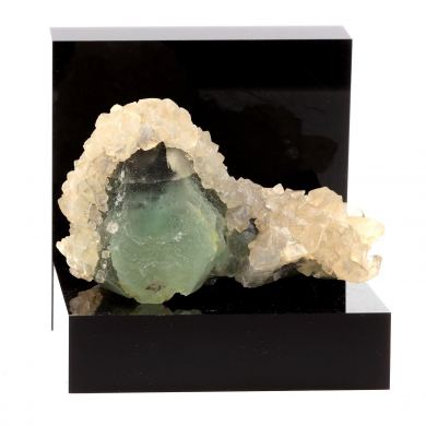 Fluorite + Calcite.