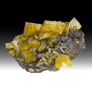 Barite with Fluorite