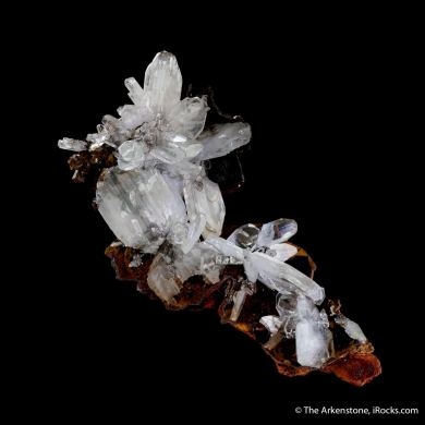 Hemimorphite on Limonite