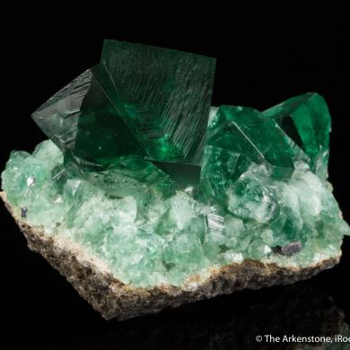 Fluorite (twinned)