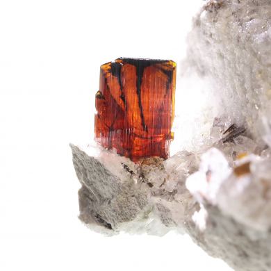 Brookite with Quartz Locality: Kharan District, Balochistan, Pakistan