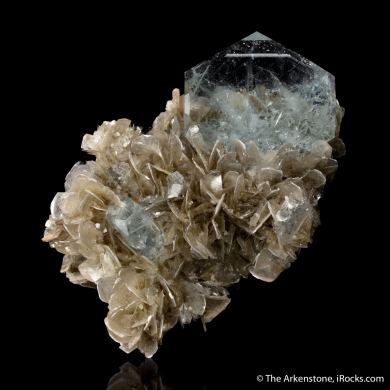 Beryl var. Aquamarine with Muscovite