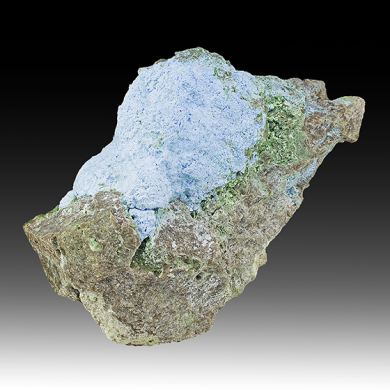 Ceruleite with Schlossmacherite