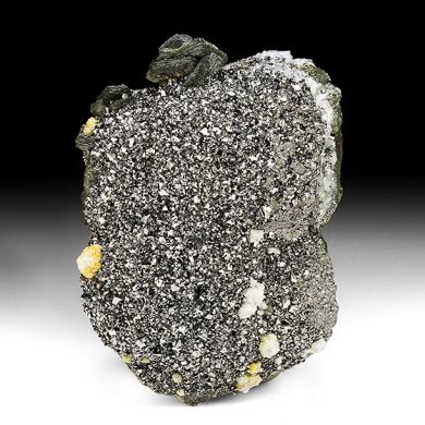 Arsenopyrite with Pyrite after Pyrrhotite, Calcite