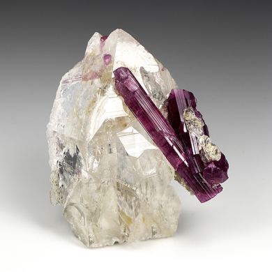 Elbaite with Quartz