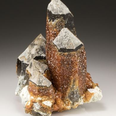 Spessartine on Quartz