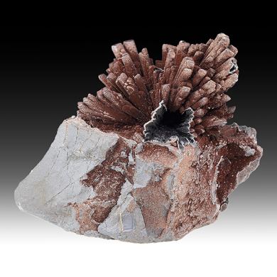 Hematite after Barite