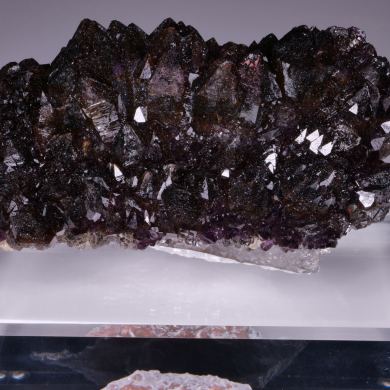 QUARTZ var. AMETHYSTE with HEMATITE - Karur, Talmil Nadu, India