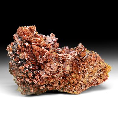 Vanadinite with Quartz