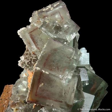 Fluorite with Calcite