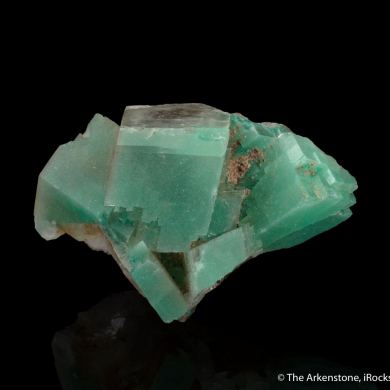 Calcite with Dioptase inclusions