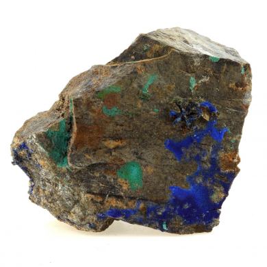 Azurite + Rosasite.