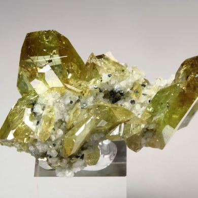 gem TITANITE twinned, K FELDSPAR var. ADULARIA