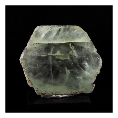 Green beryl (polished slice).