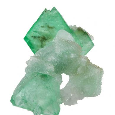 Fluorite on Quartz