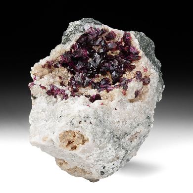 Roselite with Calcite