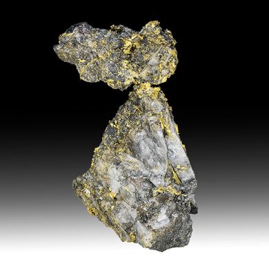 Gold with Arsenopyrite, Quartz