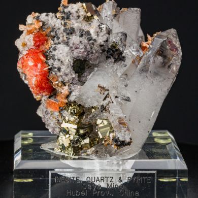 Inesite on Quartz