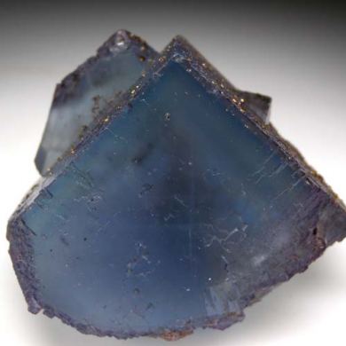 Fluorite with Chalcopyrite