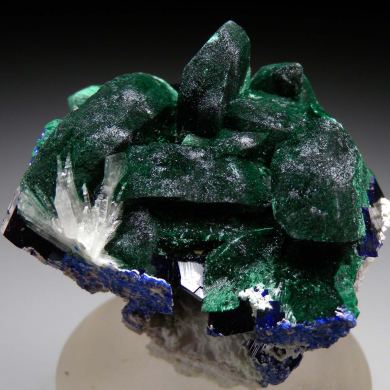 Azurite, Malachite, Barite