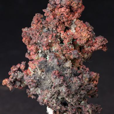 Cerussite on Copper