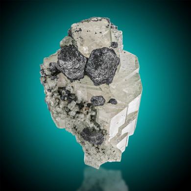 Hematite  on Adularia