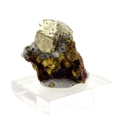 Pyrite on Chalcopyrite.