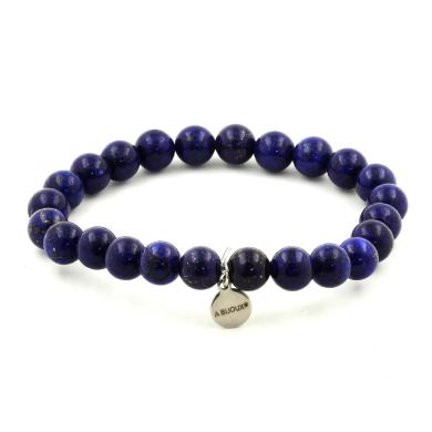 Lapis Lazuli Bracelet 8 mm Beads.