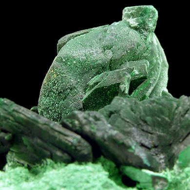 Malachite pseudomorph after azurite 