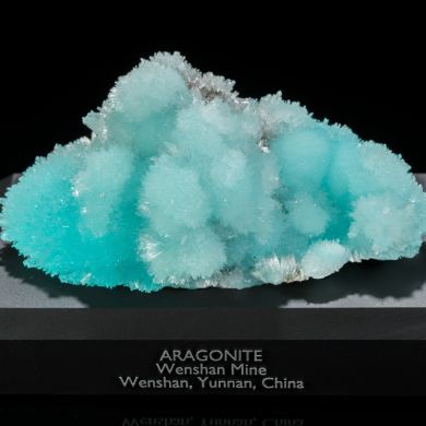 Blue Aragonite from China