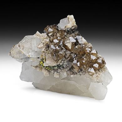 Scheelite with Quartz, Dolomite, Calcite