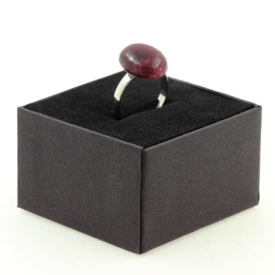 Silver Plated Ruby Ring. 15.43 ct.