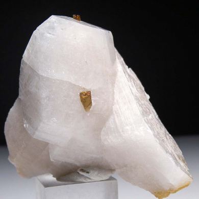 Feldspar var. Moonstone with Tourmaline