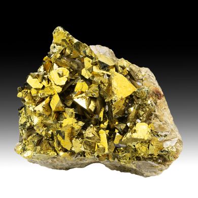 Chalcopyrite with Siderite