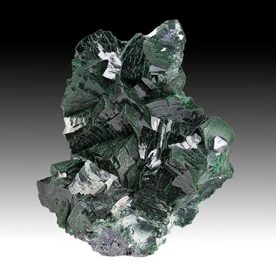 Malachite with Cuprite