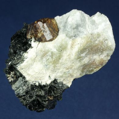 Zircon with Biotite on Nepheline