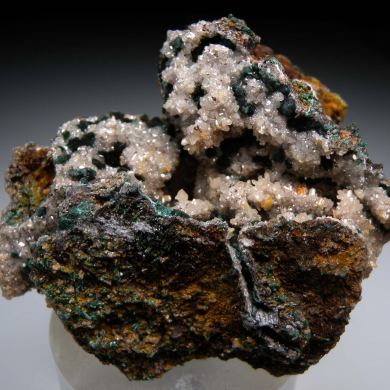 Cerussite with Malachite