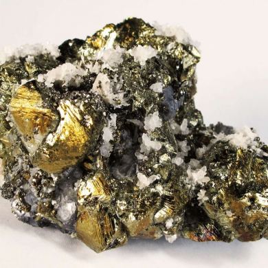 Chalcopyrite, Galena and Quartz