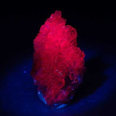 Corundum var. Ruby with Calcite