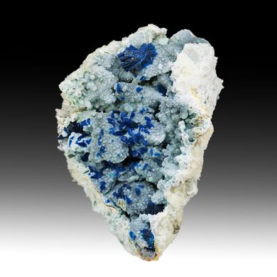 Veszelyite with Hemimorphite